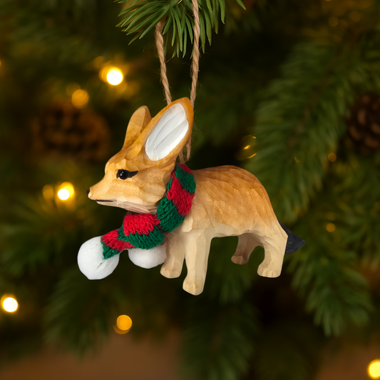 Fennec Fox Christmas Ornament – Gift Box Included